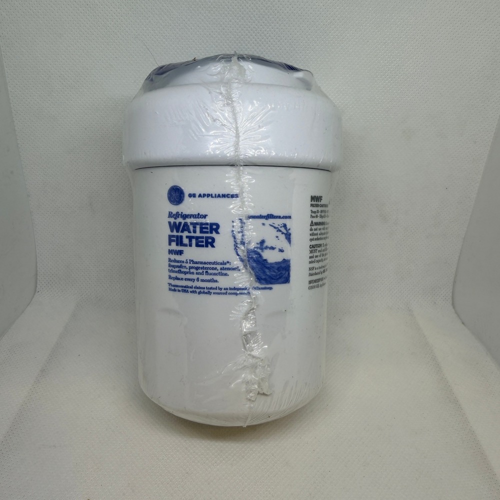 GE Appliances MWF Refrigerator Water Filter Replacement Cartridge White
